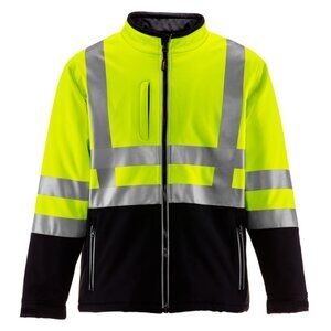 RefrigiWear HiVis Insulated Softshell Jacket (ALDI) Size 0496R S/P